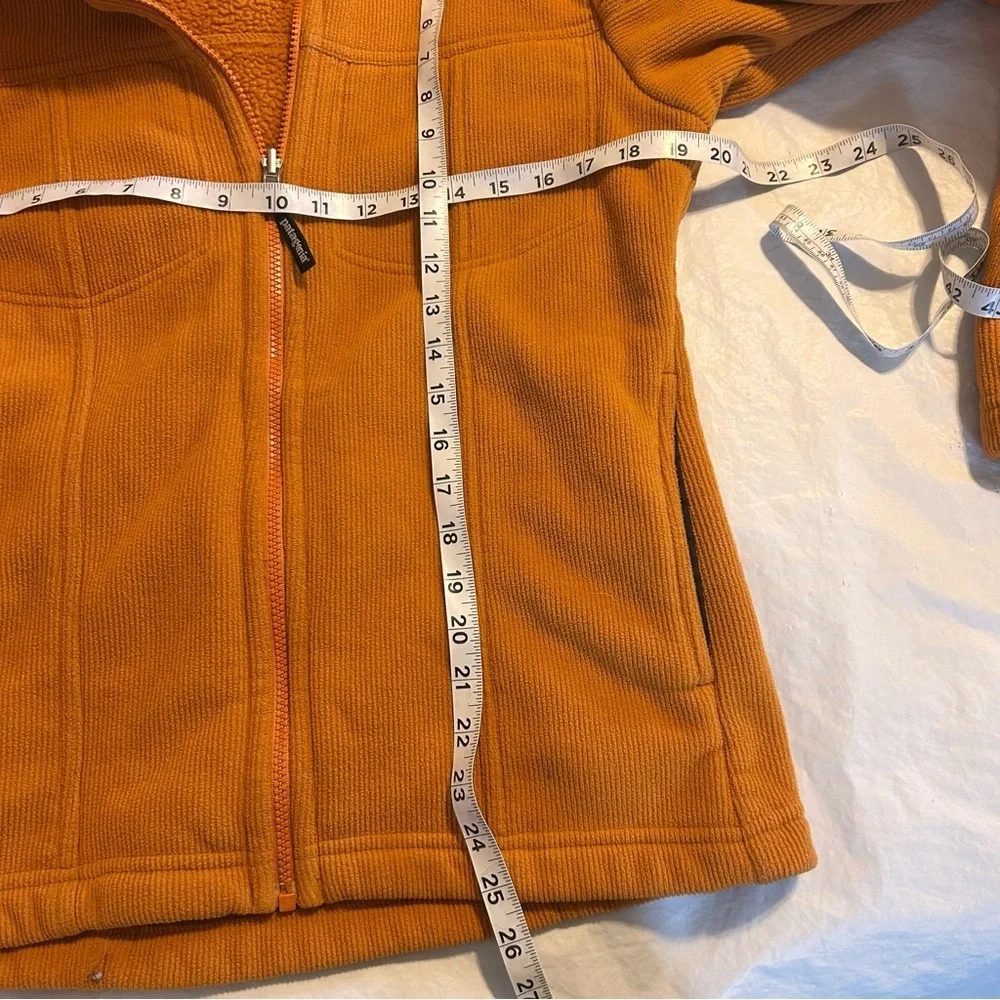 Patagonia Vintage Women’s Synchilla Fleece Full-Zip Jacket Size M Rust Orange